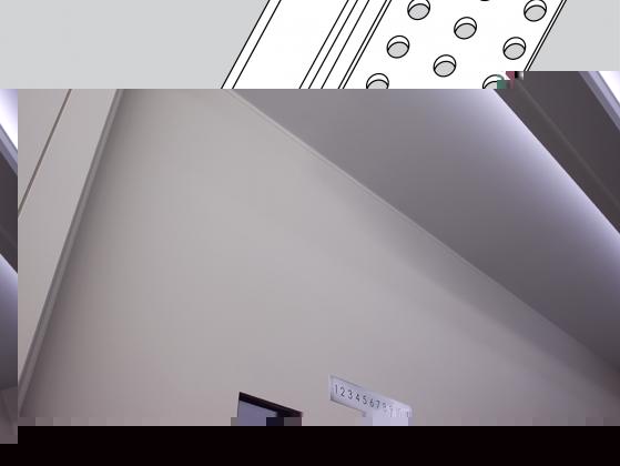 Ceiling Mounted Deflection Bead