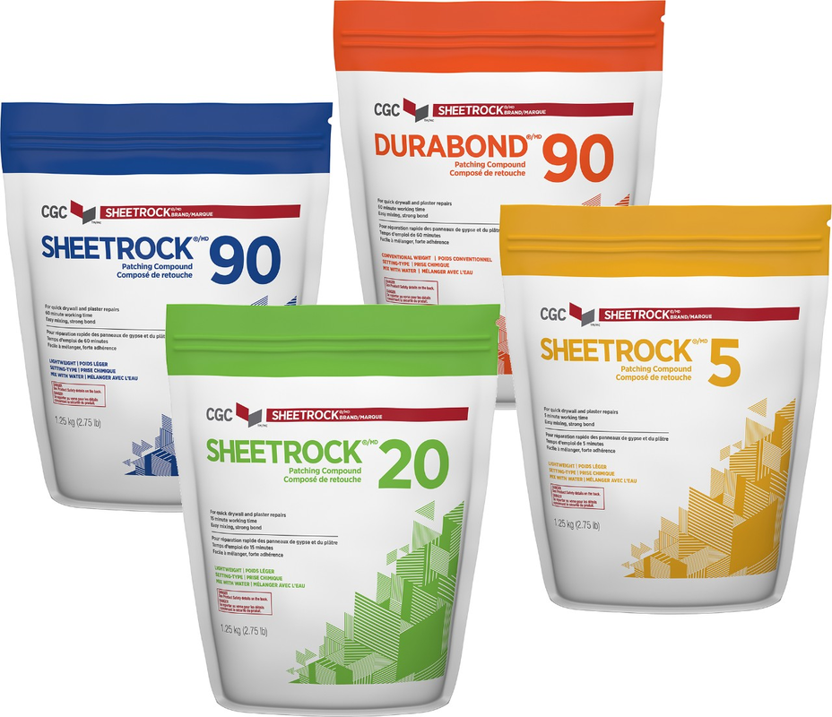 Sheetrock/Durabond Patching Compounds